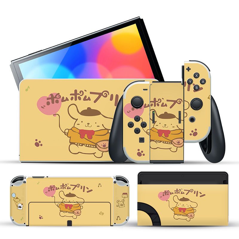 Gaming Pusheen Nintendo Switch OLED Skin