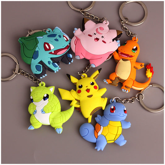 Kawaii PVC Pokemon Keychain