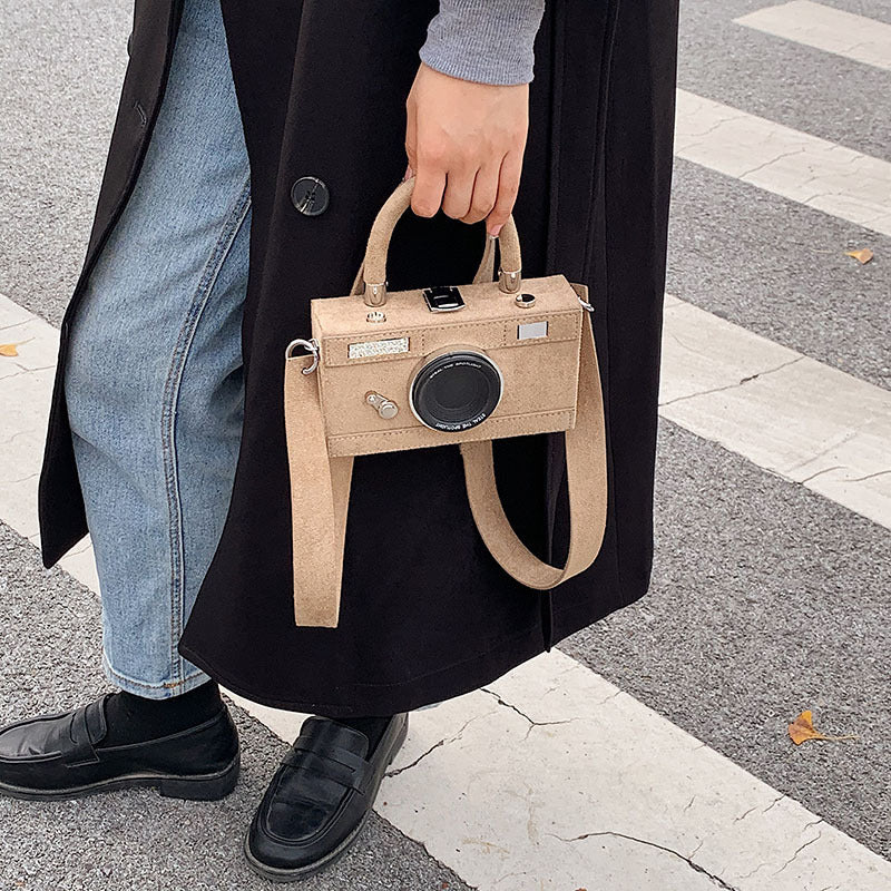 Elegant Creative Camera Design Crossbody Bag