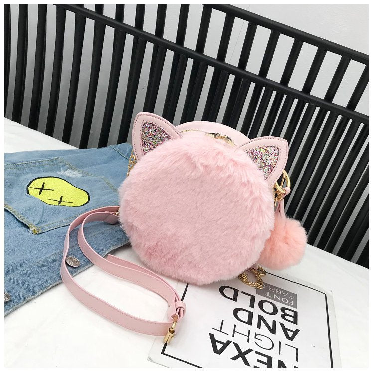 Cat Ears Super Cute And Fashion Crossbody Bag