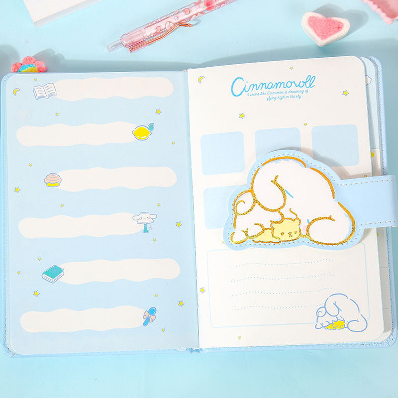 Sanrio Rubber Cover Non-date Planner Notebook