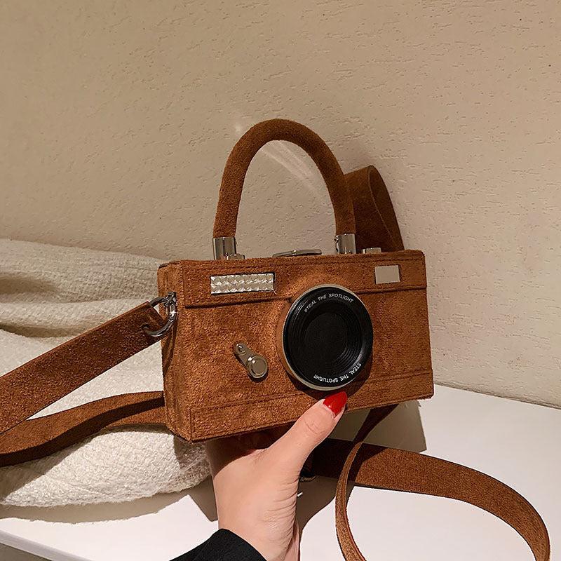 Elegant Creative Camera Design Crossbody Bag