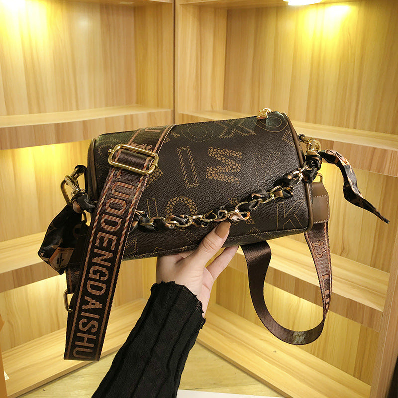 Fashion Crossbody Cylinder Bag Handbag