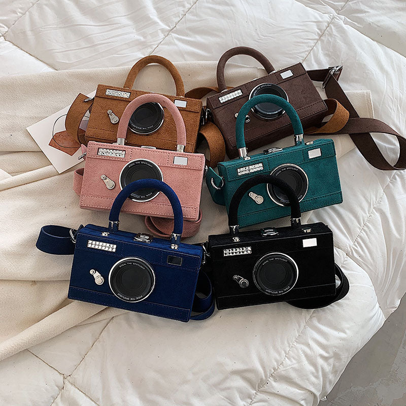 Elegant Creative Camera Design Crossbody Bag