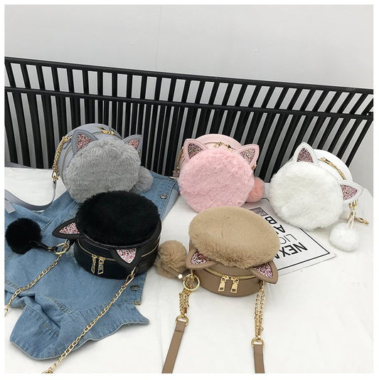 Cat Ears Super Cute And Fashion Crossbody Bag