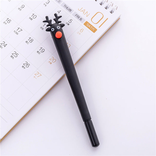 Kawaii Reindeer Gel Ink Pen