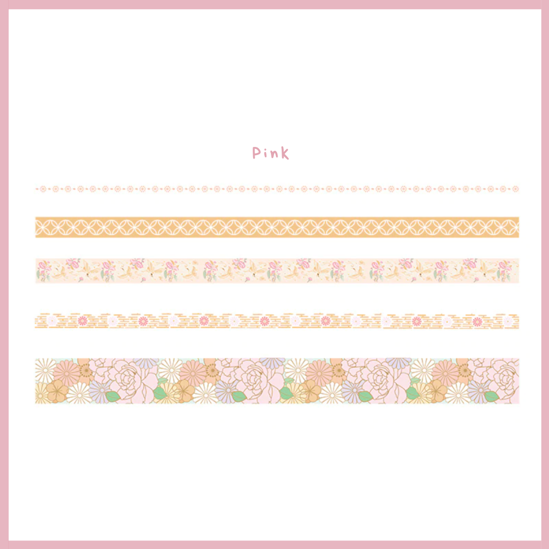 Golden Shikishi Washi Tape Set