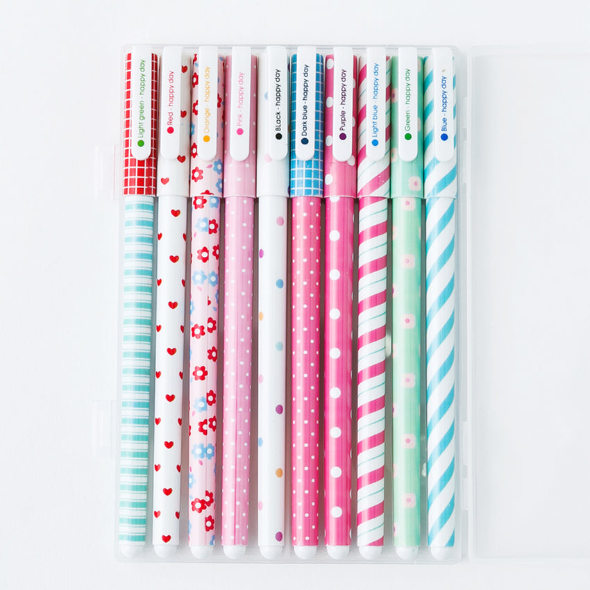 Kawaii Pattern Color Gel Pen 10-Pack 4