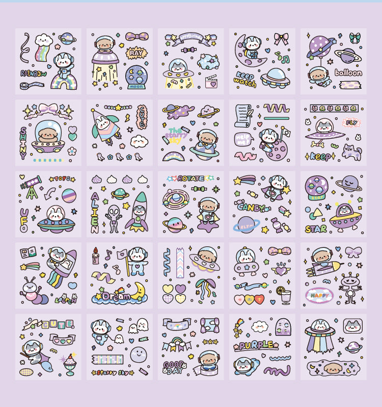 100SheetsSetCuteCutePlanetJournalStickers-voystationery-21