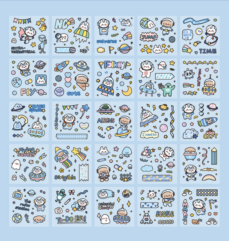 100SheetsSetCuteCutePlanetJournalStickers-voystationery-23