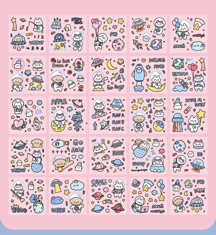 100SheetsSetCuteCutePlanetJournalStickers-voystationery-24