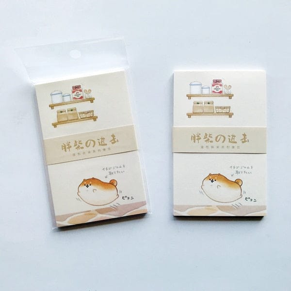 1pc-30-pages-kawaii-shiba-inu-memo-pads-brown-null-voystationery-2