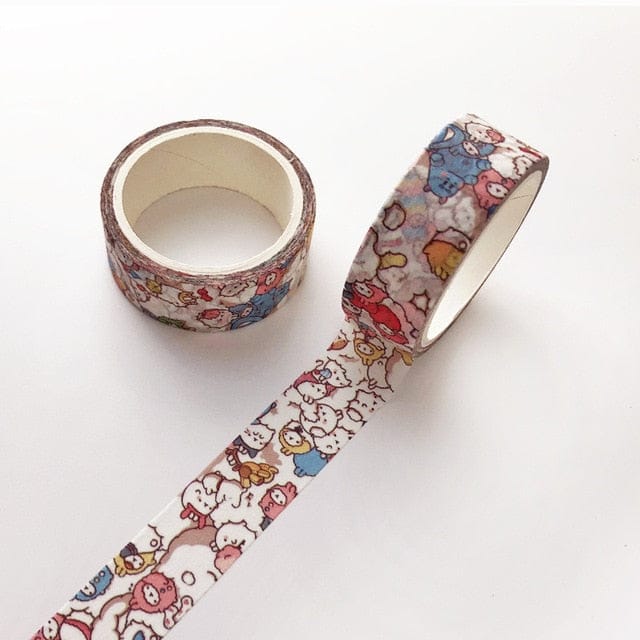 1PC Kawaii Cartoon Washi Tape