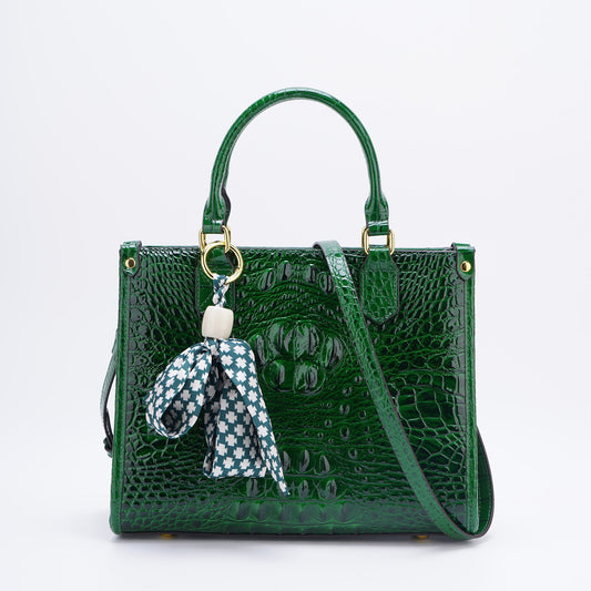 Women's Aligator Pattern Handbag/Shoulder Bag