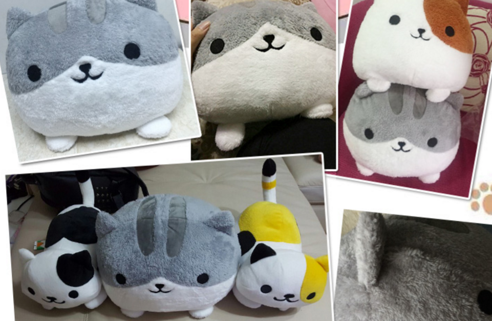 kawaii cute cat plush