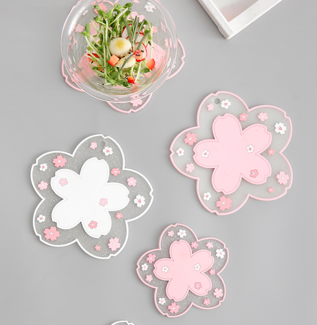 Cute Sakura Cup Mat