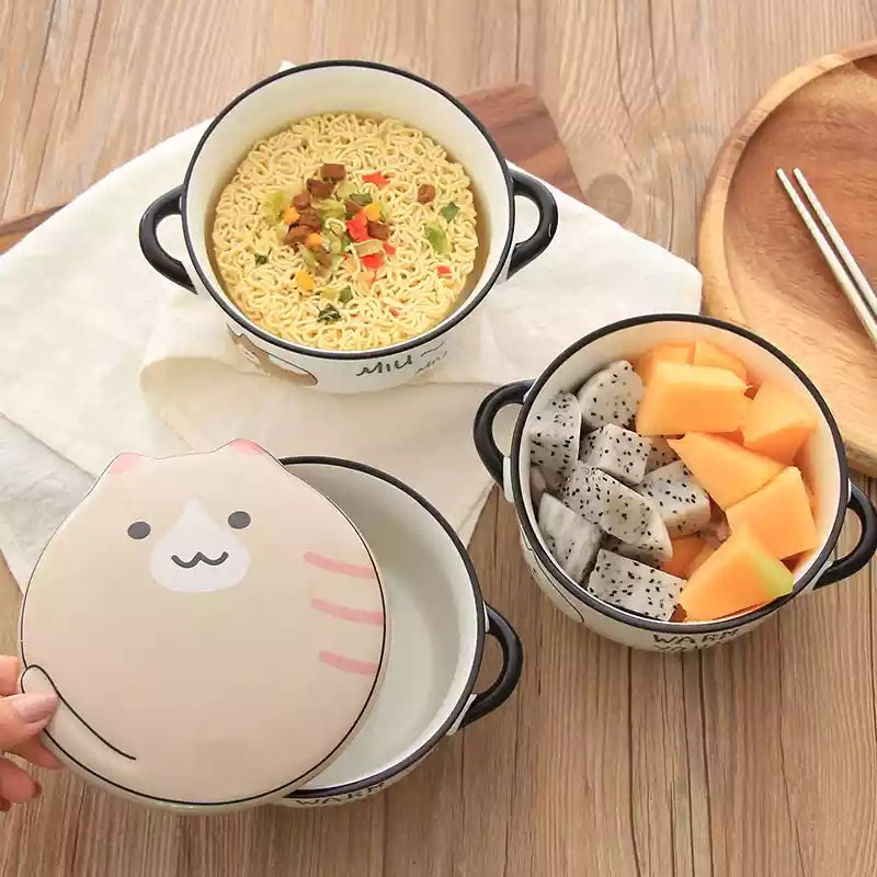 Kawaii Cat Bowl