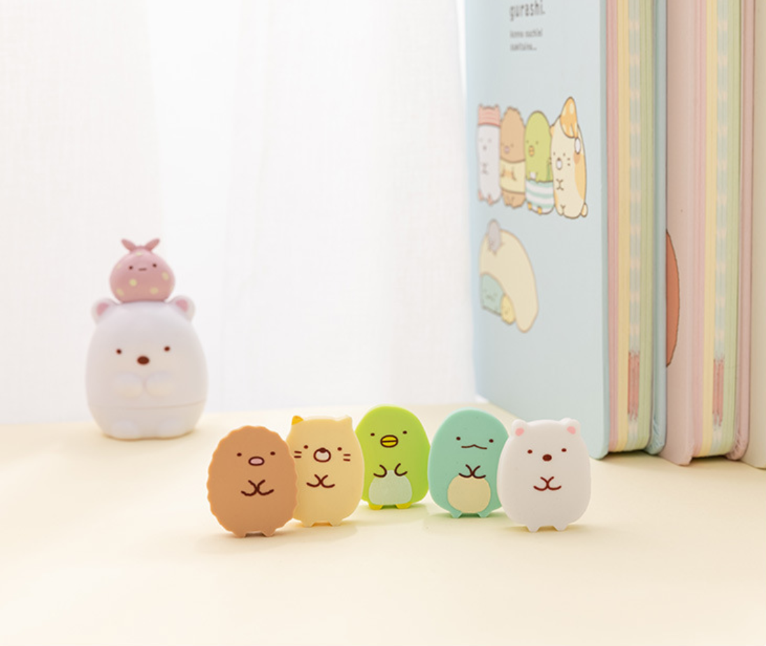 Sumikko Gurashi Eraser - 5 Pieces Set