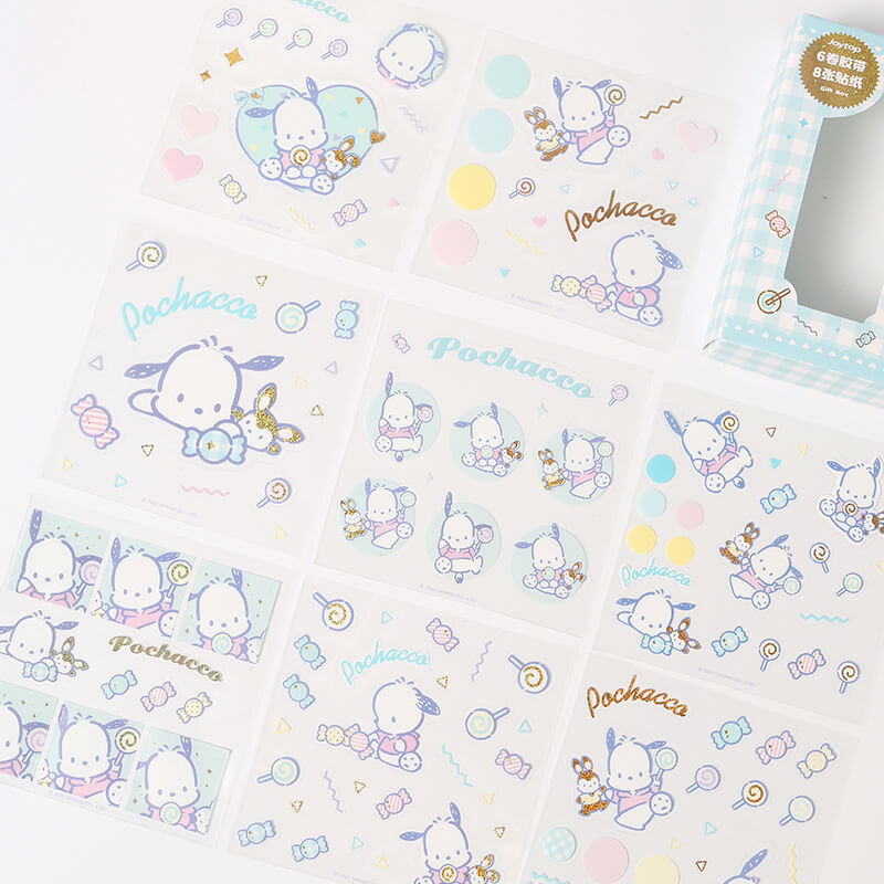 8-sheets-pet-stickers-in-the-pochacco-journal-gift-set