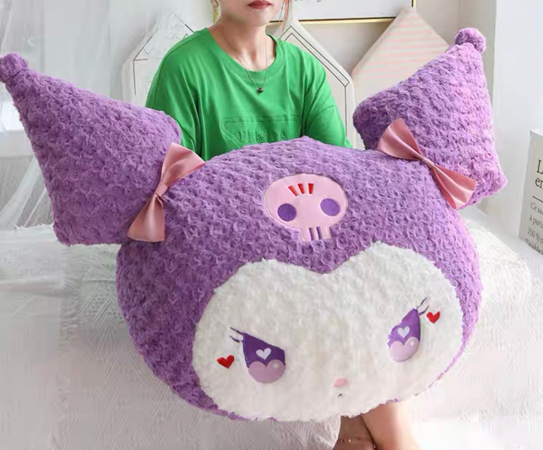 kuromi cushion pillow purple