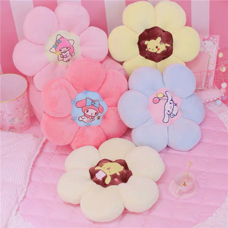 Anime Flower Cushion