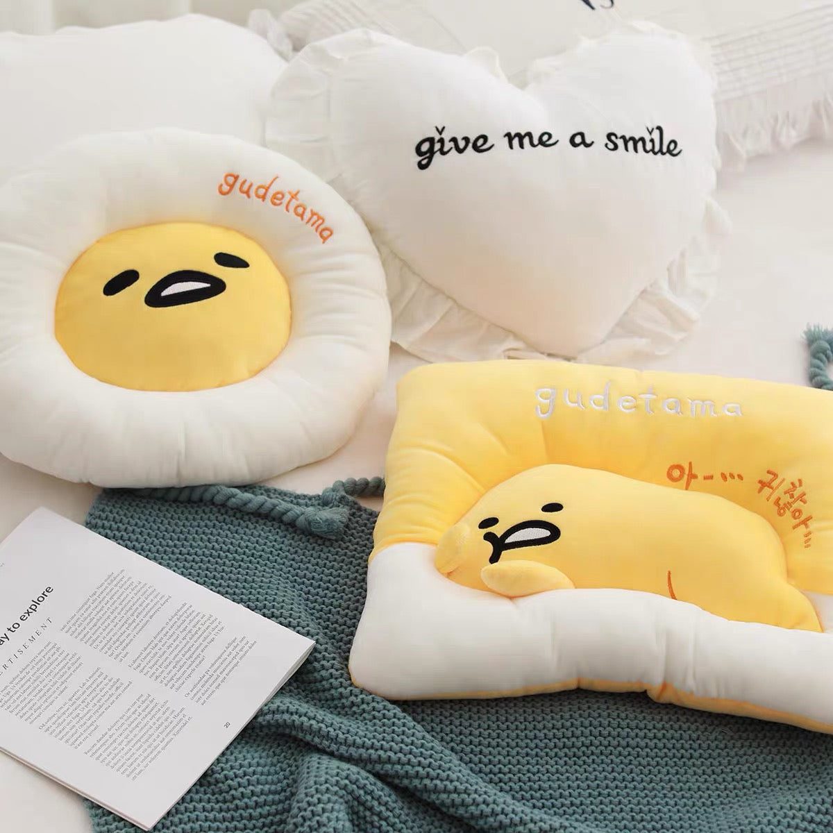 Kawaii Gudetama Cushion