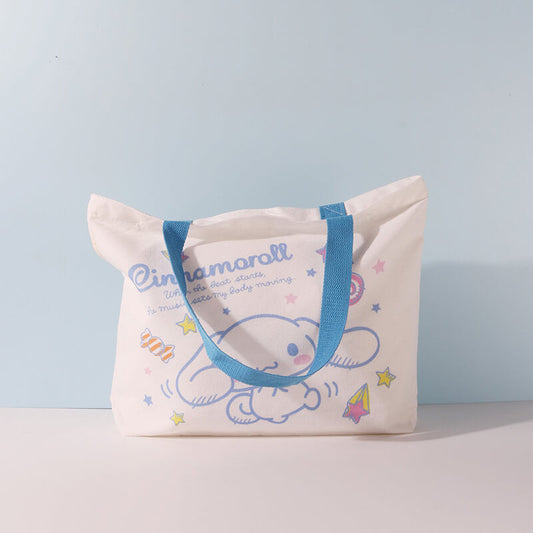 Cute-Cinnamoroll-Print-White-Canvas-Handbag