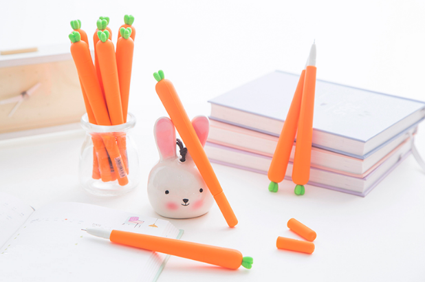 Cute Carrot Gel Ink Pen 2