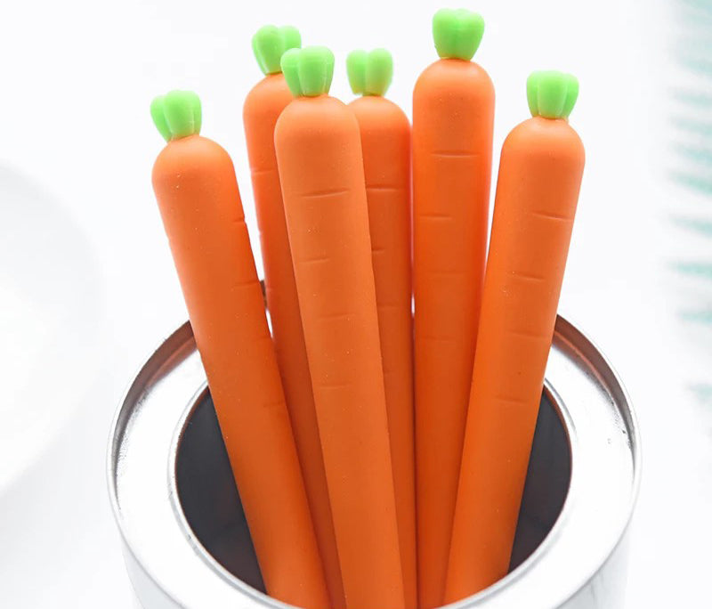 cute carrot gel pen