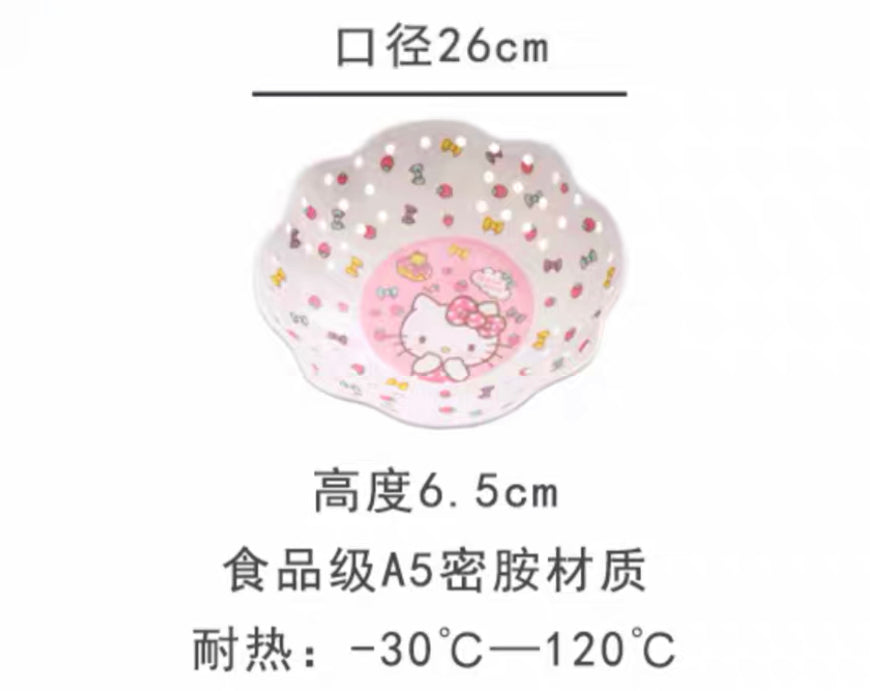 Cute Cartoon Sanrio Fruit Plate