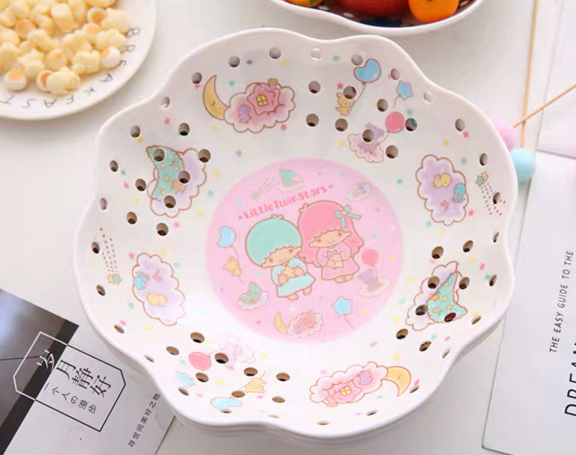 Cute Cartoon Sanrio Fruit Plate