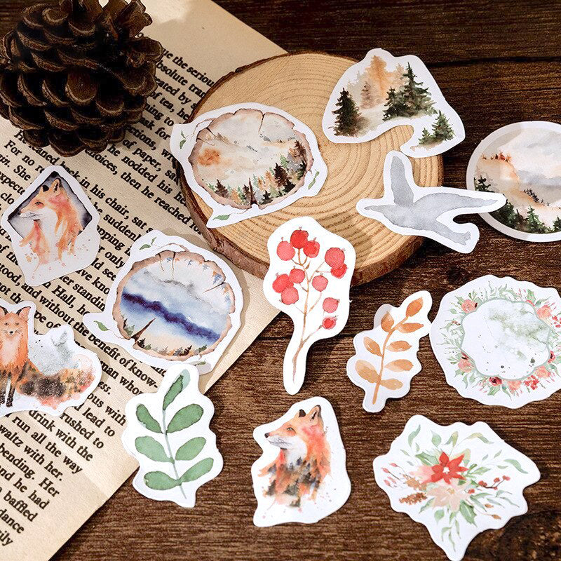 Forest Whispers Paper Stickers