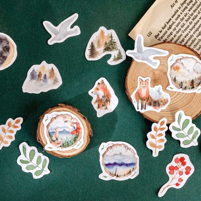 Forest Whispers Paper Stickers