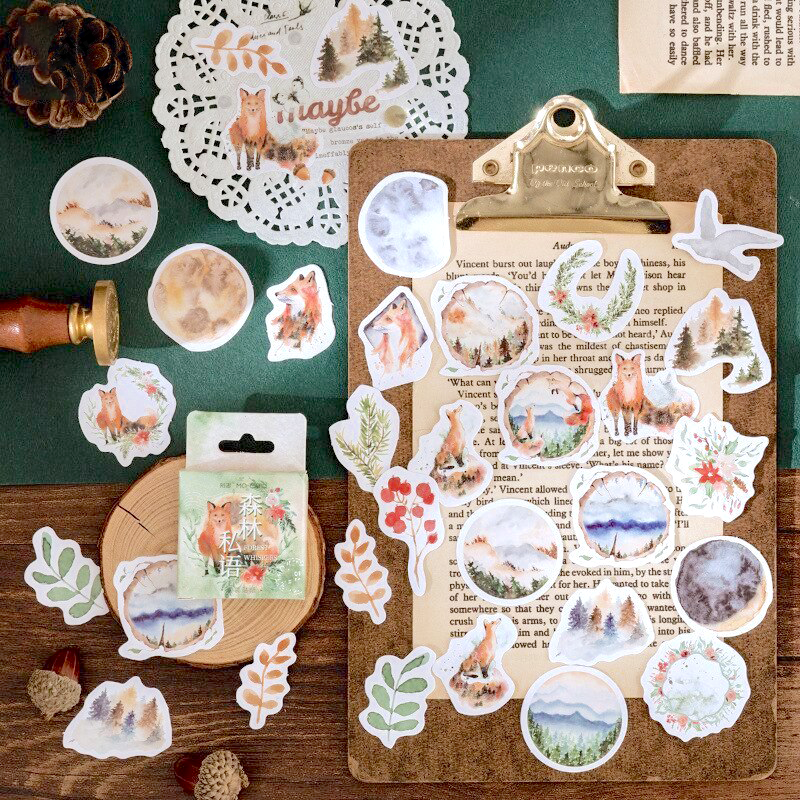 Forest Whispers Paper Stickers