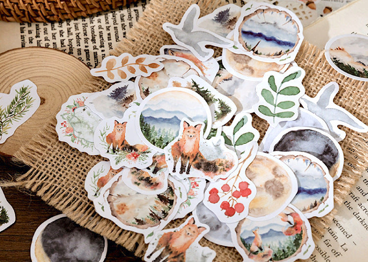 Forest Whispers Paper Stickers