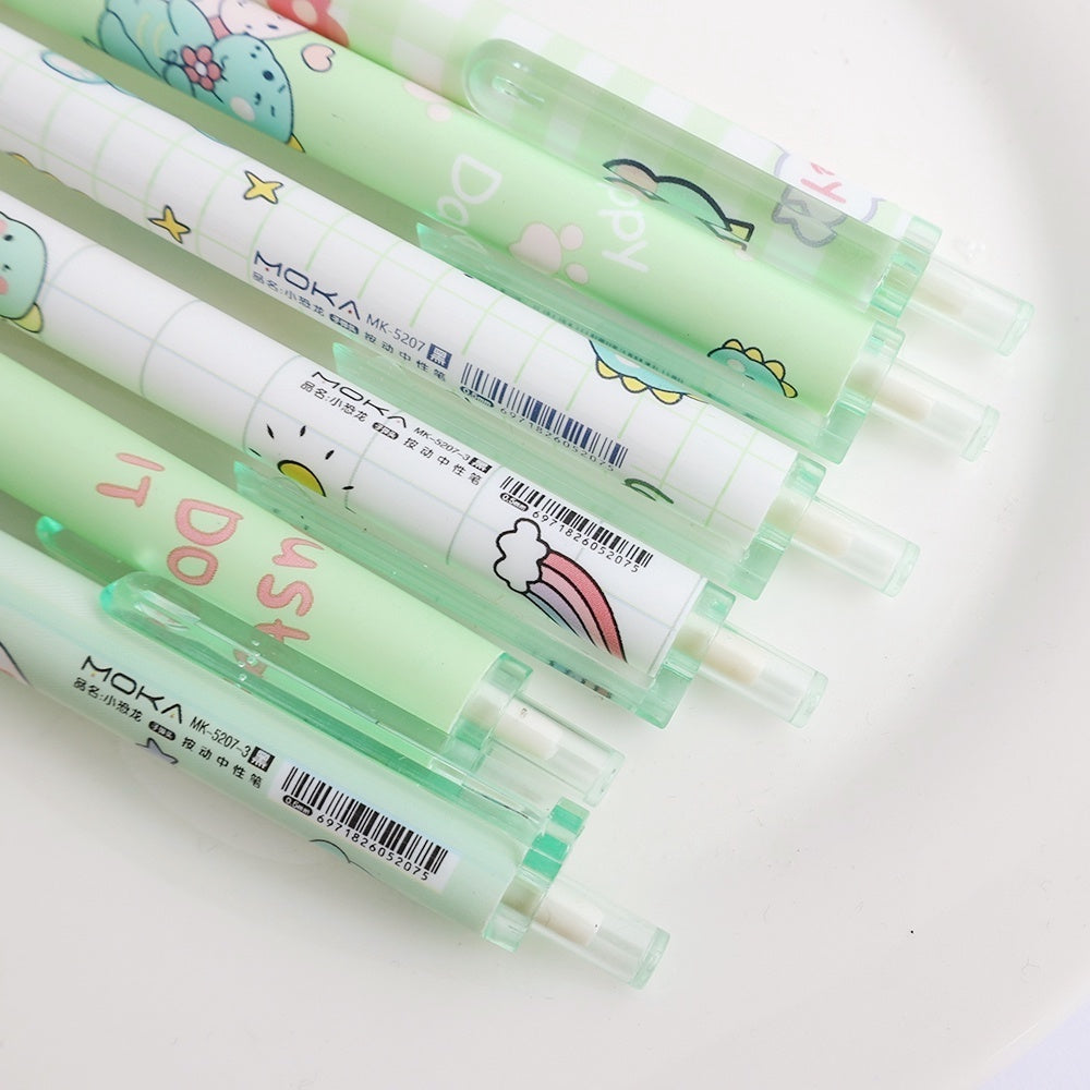 Green Dino Gel Pen