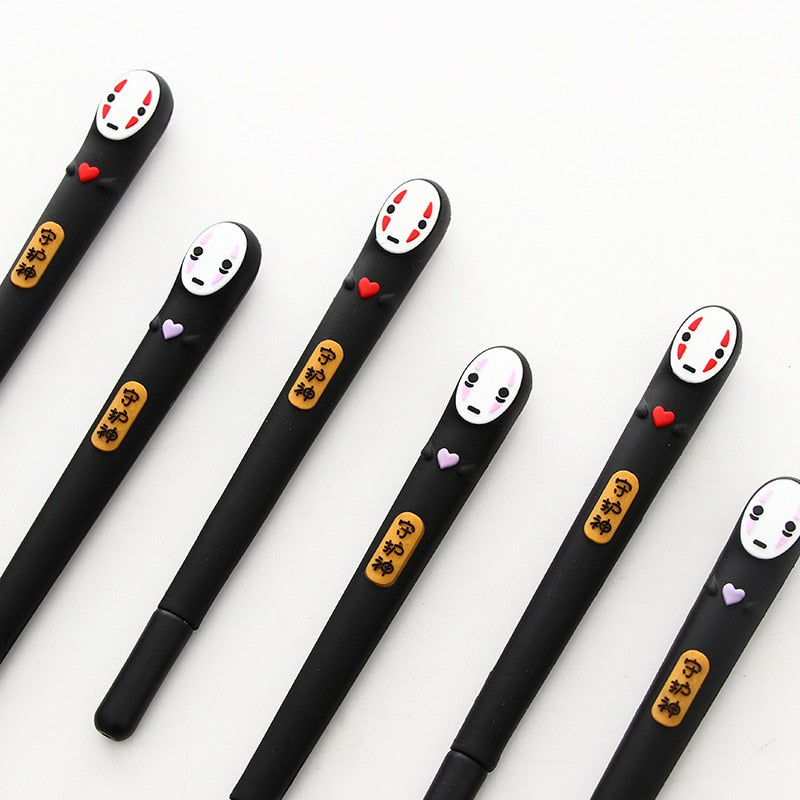 1pc No Face Anime Cute Gel Pen