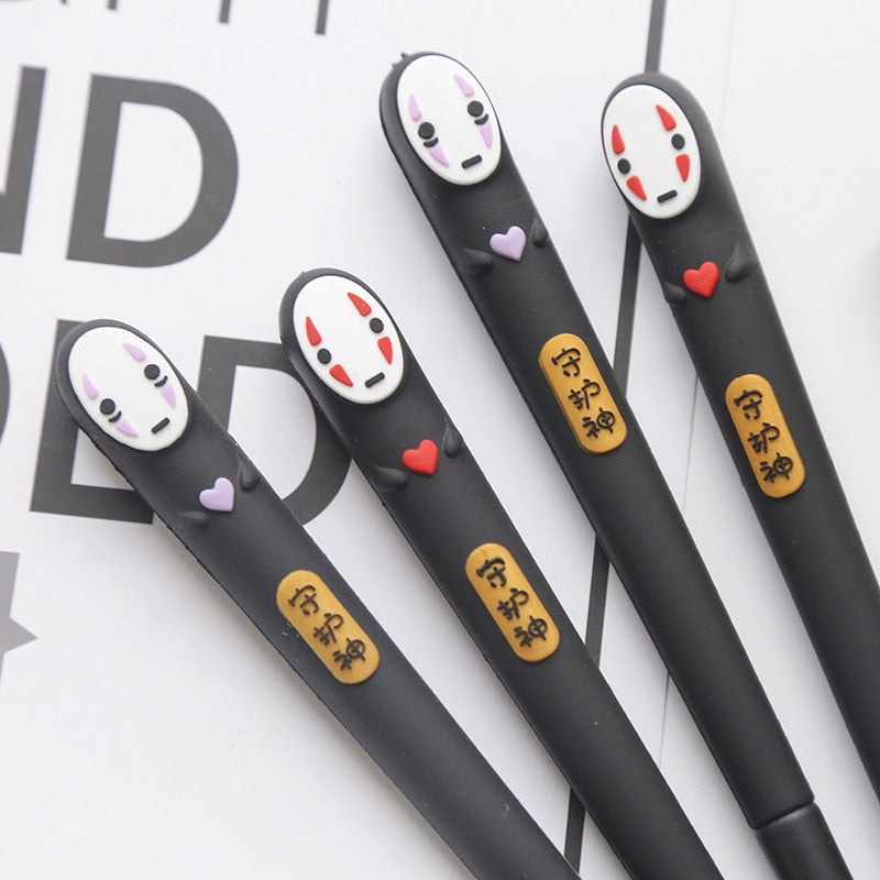 1pc No Face Anime Cute Gel Pen