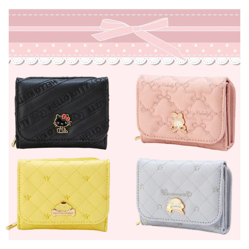 Cute Sanrio Luxury Foldable Wallet