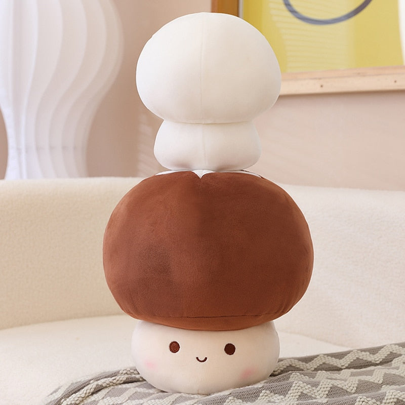 Kawaii Cute Mochi Mushroom Plush