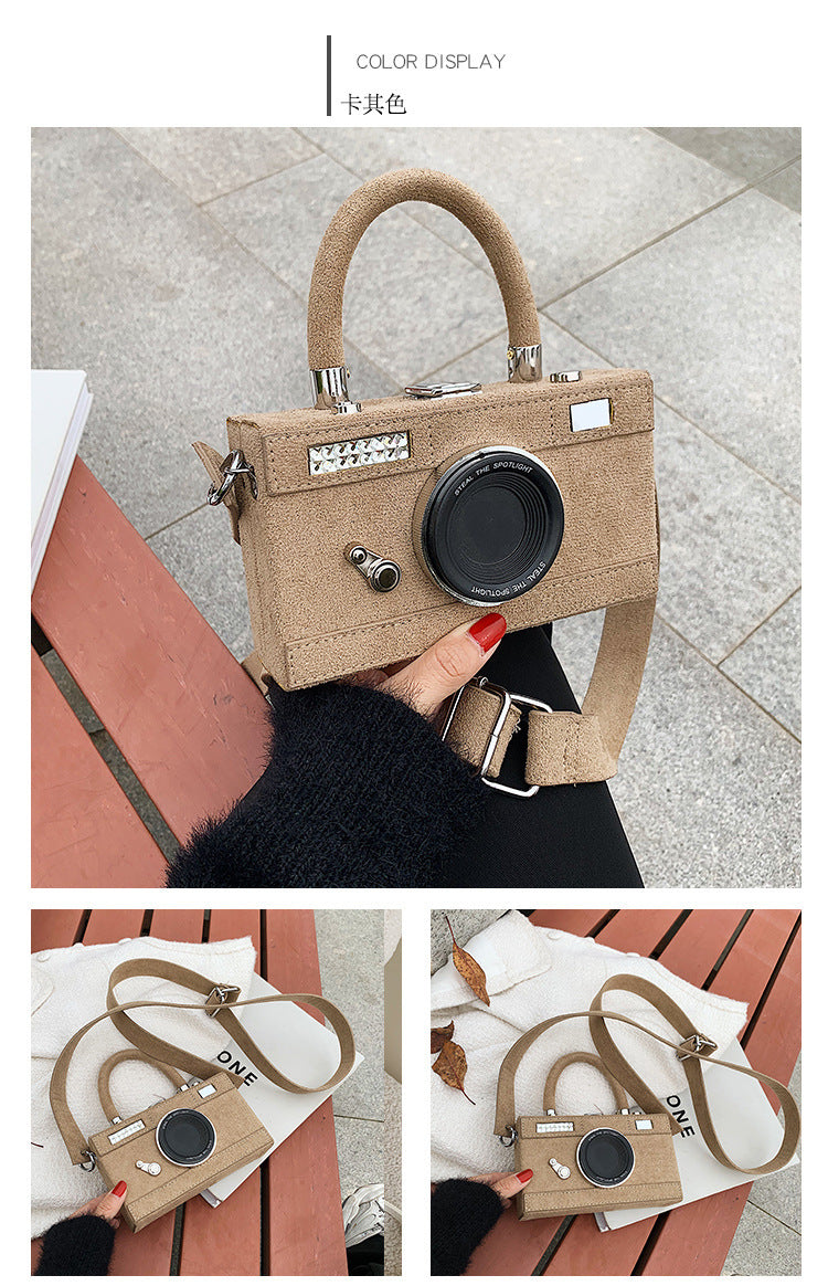 Elegant Creative Camera Design Crossbody Bag