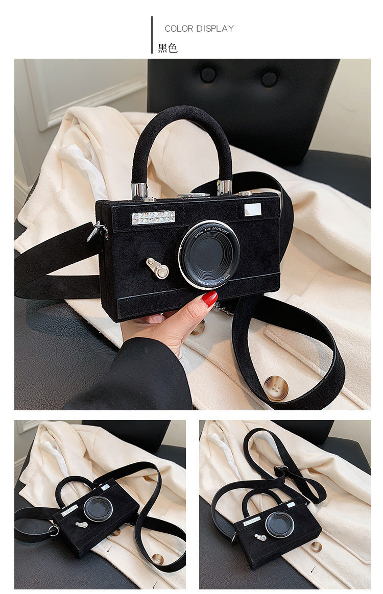 Elegant Creative Camera Design Crossbody Bag