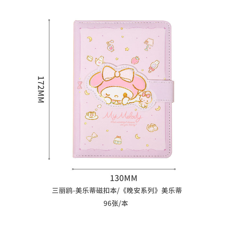 Sanrio Rubber Cover Non-date Planner Notebook