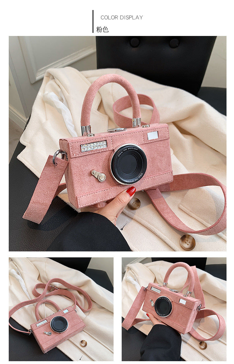 Elegant Creative Camera Design Crossbody Bag