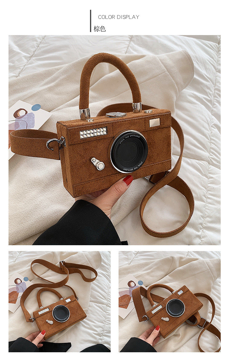 Elegant Creative Camera Design Crossbody Bag