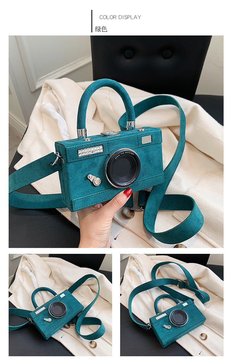 Elegant Creative Camera Design Crossbody Bag