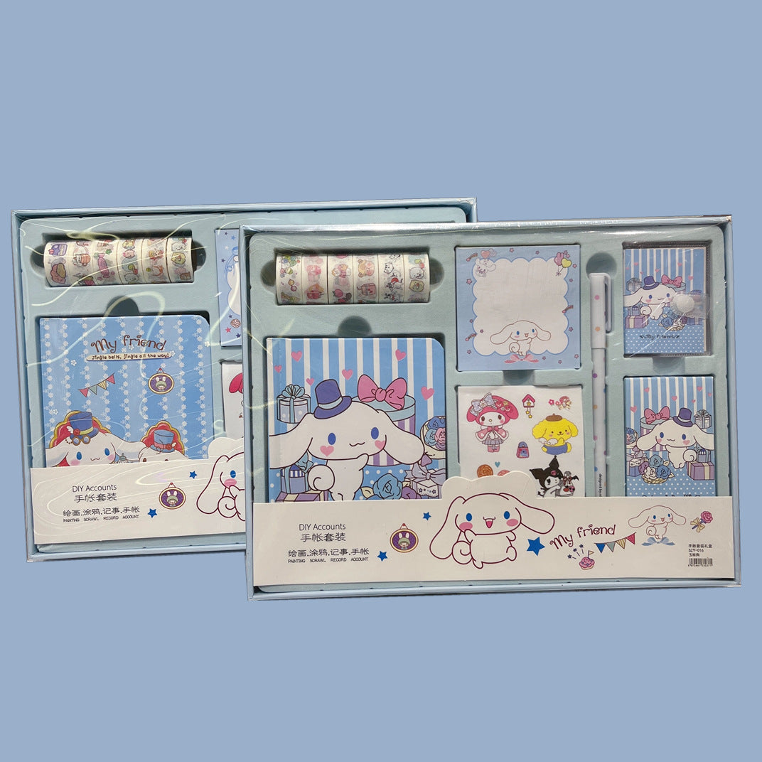 Stationery Set ( Notebook, Washi Tape, Pen, Blind Box, Sticker, Sticky Note)