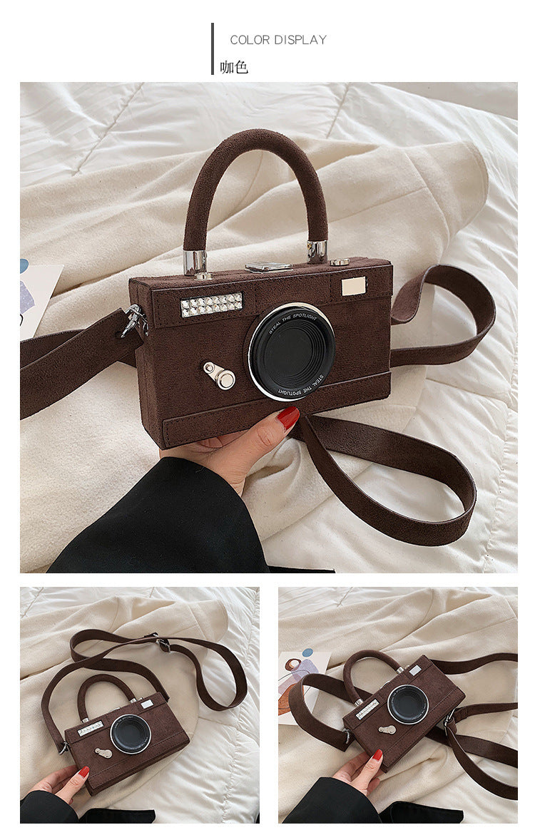 Elegant Creative Camera Design Crossbody Bag