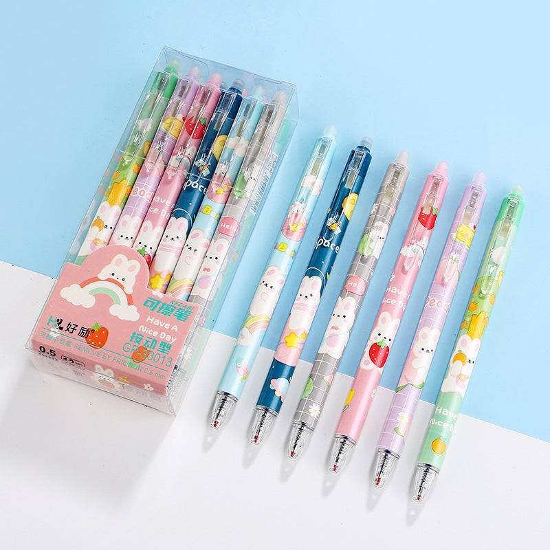 Kawaii Pattern Erasable Gel Pen