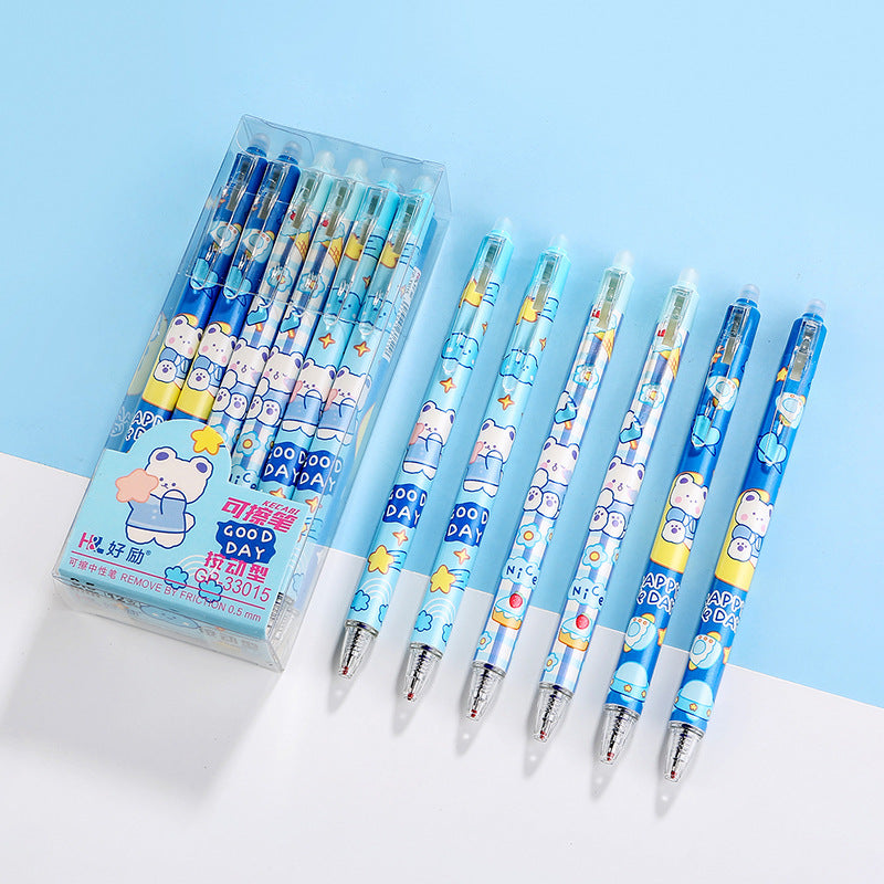 Kawaii Pattern Erasable Gel Pen